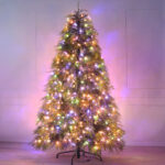 Colorful Prelit PE Artficial Christmas Tree - Image 4