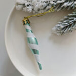 4cm Lake-blue Round Ball & Christmas Ornament - Image 5