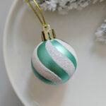 4cm Lake-blue Round Ball & Christmas Ornament - Image 6