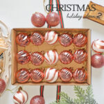 4cm Rose-gold Christmas Ball Ornamnets