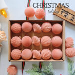4cm Rose-gold Flocking Christmas Ball Ornament