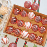 4cm Rose-gold Christmas Ball Ornamnets - Image 2