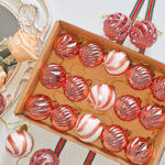 4cm Rose-gold S-shaped openwork Christmas Ball Ornamnets - Image 2