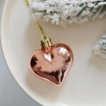 4cm Rose-gold Round Ball & Christmas Ornament - Image 3