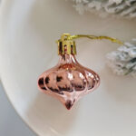 4cm Rose-gold Round Ball & Christmas Ornament - Image 4