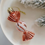 4cm Rose-gold Round Ball & Christmas Ornament - Image 7
