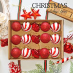 4cm Red Round Ball & Christmas Ornament