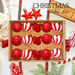 Red 4cm Round Ball & Christmas Ornament