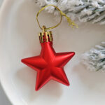 4cm Red Round Ball & Christmas Ornament - Image 8