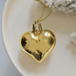 4cm Golden Round Ball & Christmas Ornament - Image 3