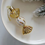 4cm Golden Round Ball & Christmas Ornament - Image 6