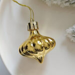 4cm Golden Round Ball & Christmas Ornament - Image 7