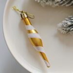 4cm Golden Round Ball & Christmas Ornament - Image 8