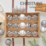 4cm Sliver Christmas Ball Ornamnets
