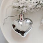 4cm Sliver Round Ball & Christmas Ornament - Image 3