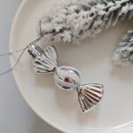 4cm Sliver Round Ball & Christmas Ornament - Image 4