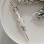 4cm Sliver Round Ball & Christmas Ornament - Image 9