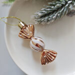 4cm Champagne-gold Round Ball & Christmas Ornament - Image 3
