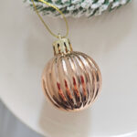 4cm Champagne-gold Christmas Ball Ornamnets - Image 4