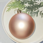 6cm Champagne-gold Paiting Christmas Ball Ornament - Image 6