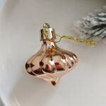 4cm Champagne-gold Round Ball & Christmas Ornament - Image 7