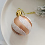 4cm Champagne-gold Round Ball & Christmas Ornament - Image 8