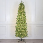 Pre-lit double color three furcations Pencil PE+PVC sharp tip Christmas tree - Image 2