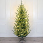 Pre-lit seven+five furcations PE+PVC sharp tip mixed Christmas tree - Image 2