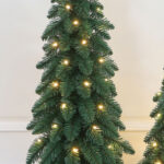 Prelit green PVC table tree - 图片 2