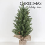 Soft PE table tree with cones