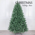 Green five furcations PE+PVC mixed tip Christmas tree