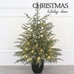 Thirteen furcations PE potted tree