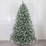 White+green double color five furcations PE+PVC mixed tip Christmas tree - Image 2